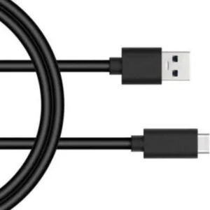 REDMI USB Type C Cable 2 A 1 m Type C Data & Charging Cable 120 cm (Compatible with All Moble, and All type C Mobile, Black, One Cable)