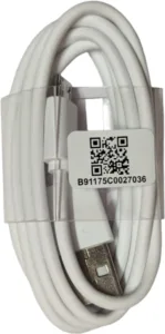 USB Cable 1 m V8 For Xiaomi, Redmi & MI (2.5 Amp, 1 Meter, White)